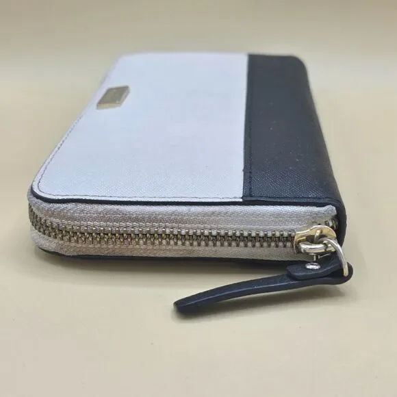 Kate Spade Laurel Way Neda Continental Zip Around Wallet Colorblock - Picture 3 of 8